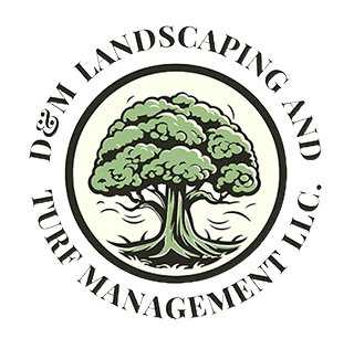 D&M Landscaping and Turf Management Logo